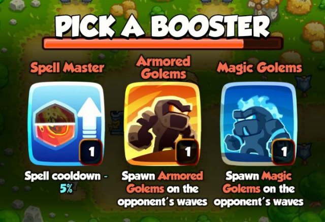 three options for buffs and debuffs