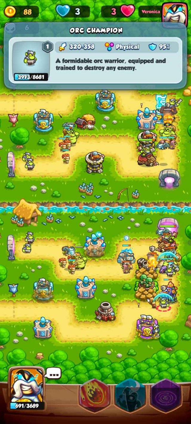 tower defence pvp in kingdom rush battles