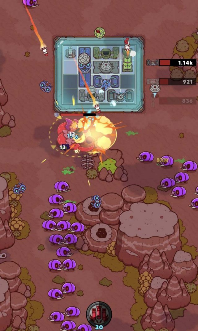 ships firing at aliens on a hostile planet