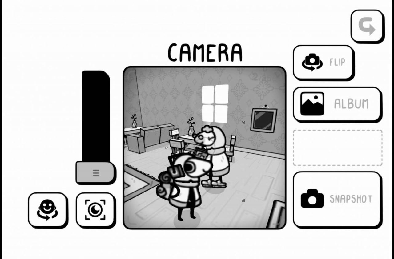 a selfie shot of the main character and nana