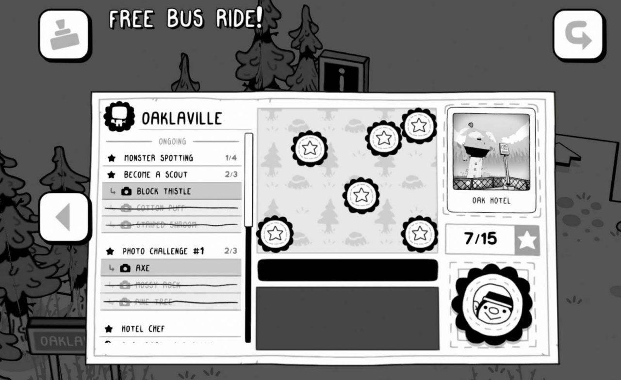 a community card wiht stamps