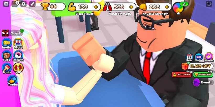 Roblox: Arm Wrestle Simulator codes (August 2025)