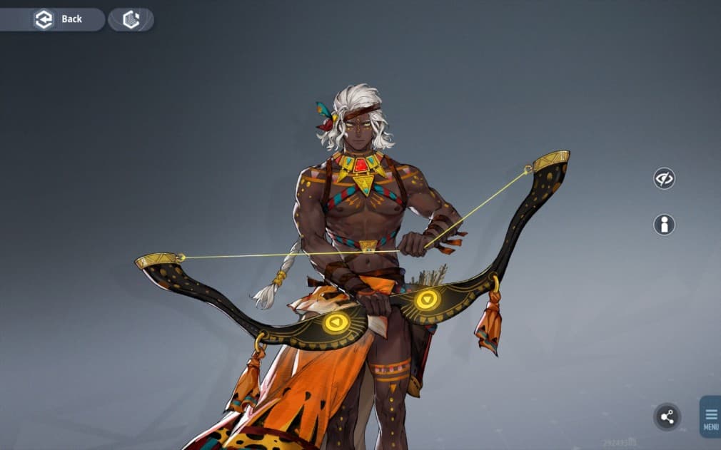 Emaha character with big bow