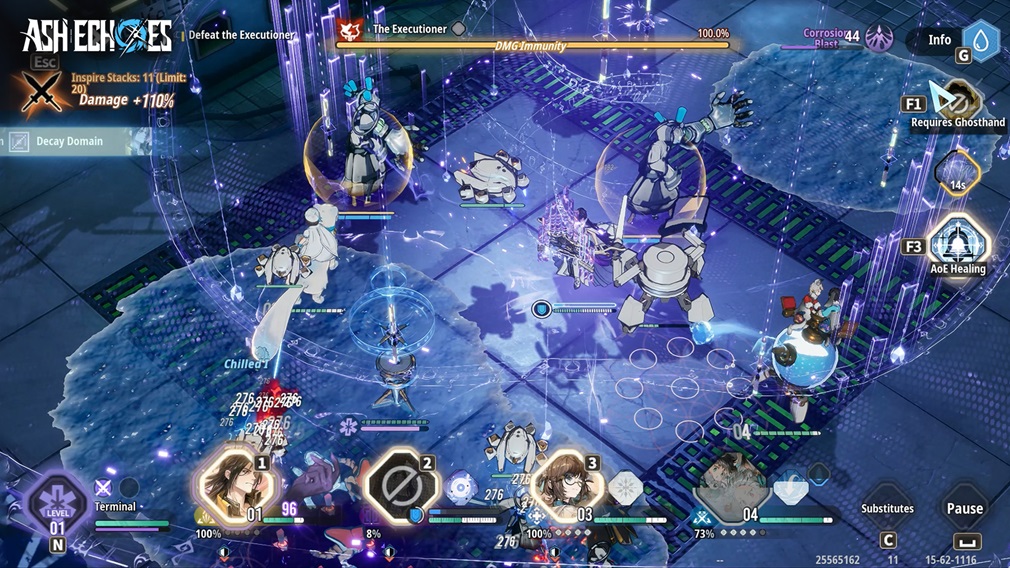 battle scene in ash echoes