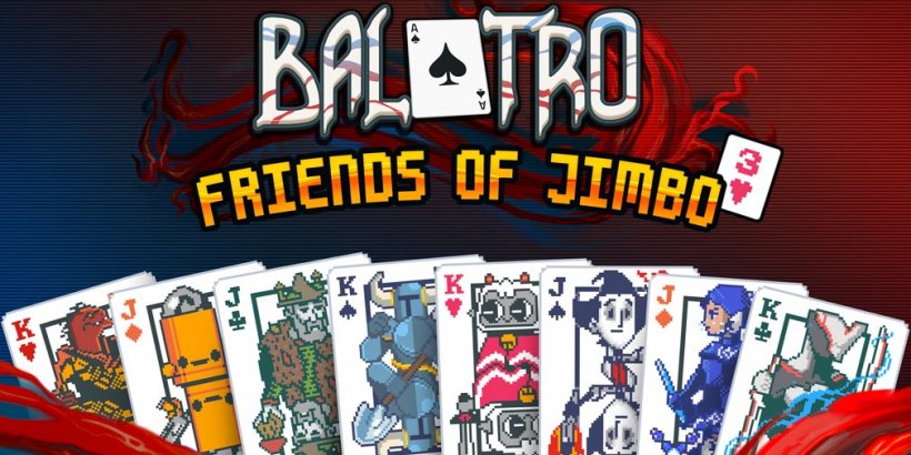 Balatro adds 8 franchises and more madcap mayhem with Friends of Jimbo 3 update