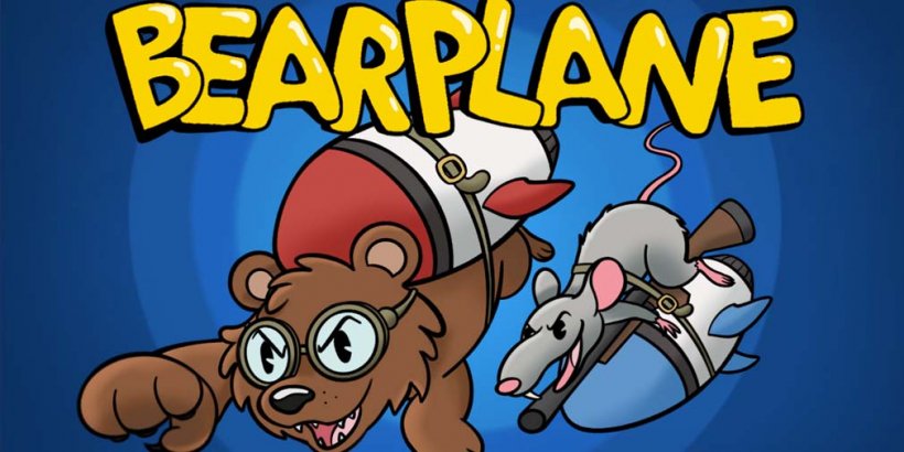 Bearplane lets you ram into your enemies as a rocket-powered bear with a 1940s aesthetic, coming soon
