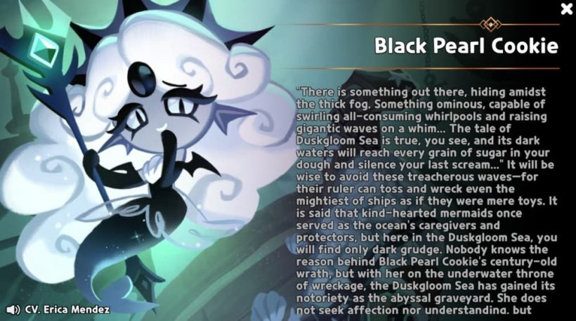 black pearl cookie's story