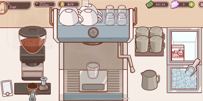 Coffee setup in Good Coffee, Great Coffee