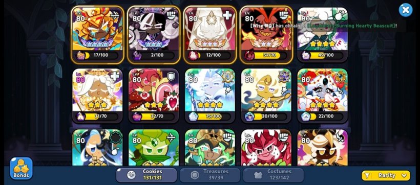 cookie run kingdom cookie roster