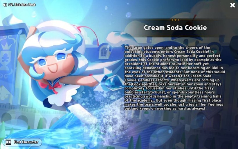 cream soda cookie story in cookie run kingdom