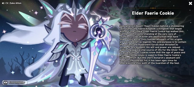 elder faerie cookie story in cookie run kingdom