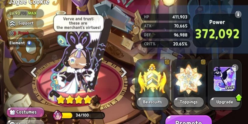 Cookie Run Kingdom: Jagae Cookie Toppings and Beascuits guide