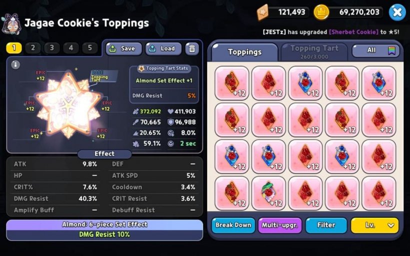 ideal toppings for jagae cookie