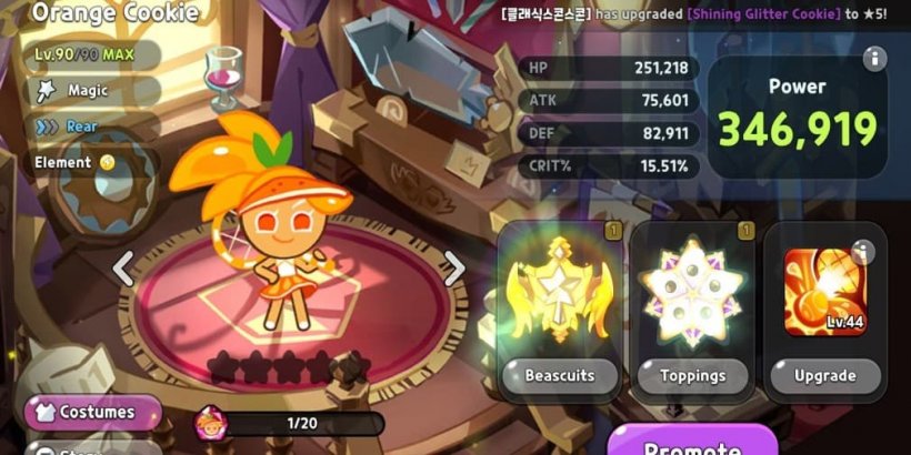 Cookie Run Kingdom: Orange Cookie Toppings and Beascuits guide