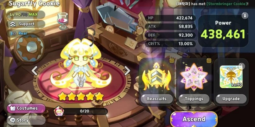 Cookie Run Kingdom: Sugarfly Cookie Toppings and Beascuits guide