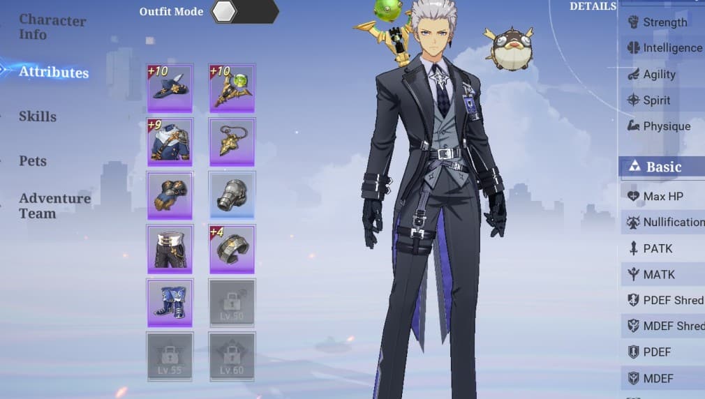 Gear on a warlock character in CoA