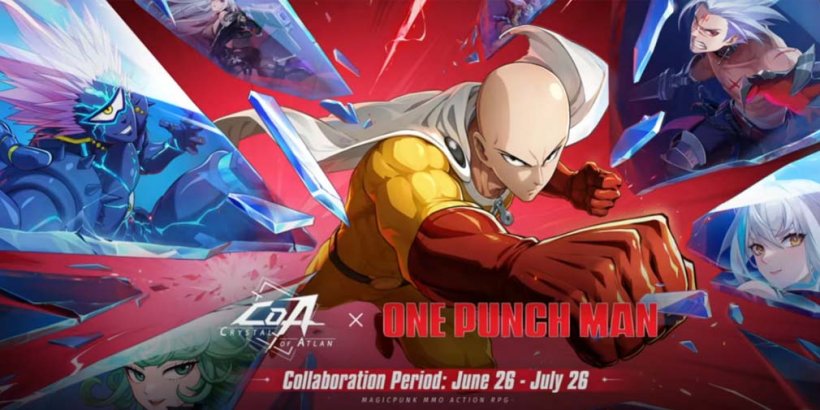 Crystal of Atlan teases One-Punch Man collaboration event, coming later this month