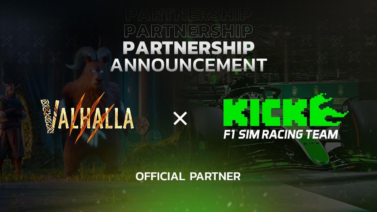 Floki's MMORPG Valhalla partners with Kick F1 Sim Racing Team bringing exclusive rewards to its players