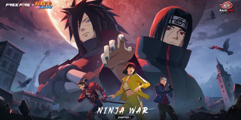 Free Fire x Naruto Shippuden returns with Ninja War Chapter 2 in a few days