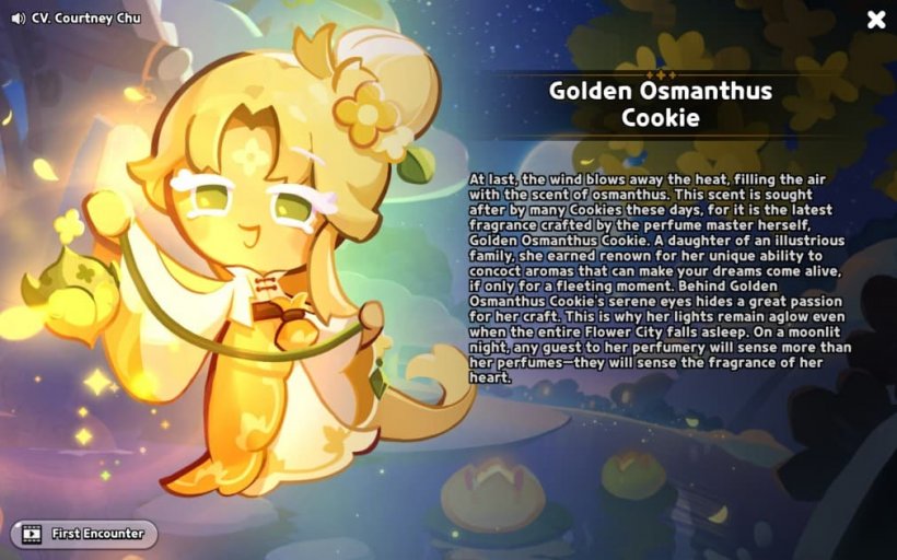 golden osmanthus cookie story