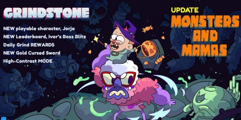 Grindstone adds a new character and Boss Blitz daily challenge mode in Monsters and Mamas update