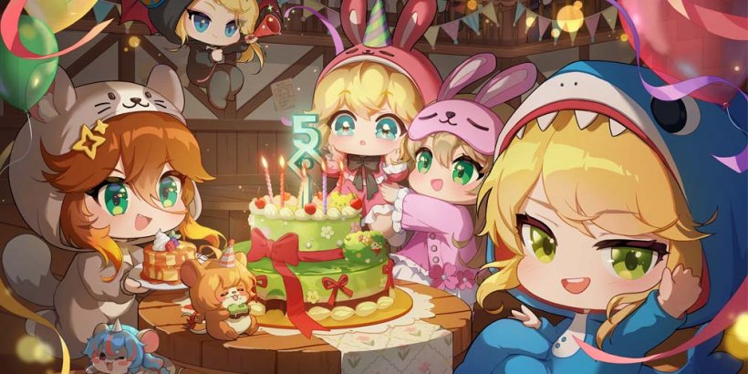 Guardian Tales celebrates five years of service with new hero, free summons, and limited-time events