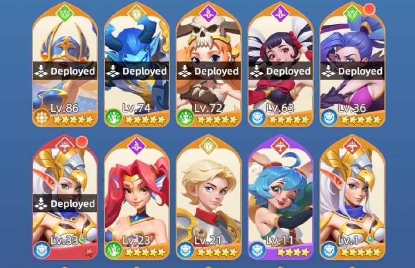 gods and demons summoned heroes