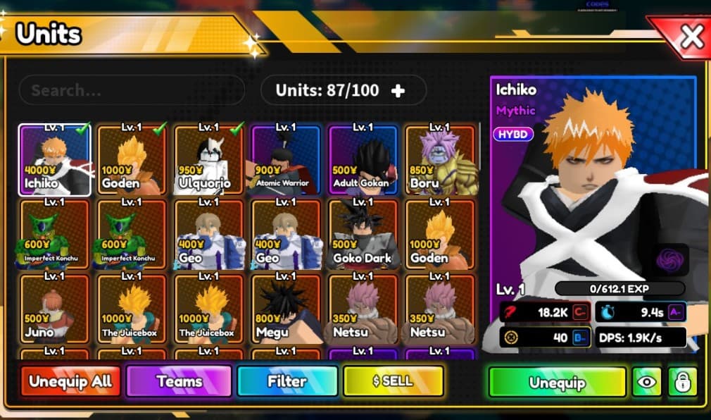 ichiko anime royale unit