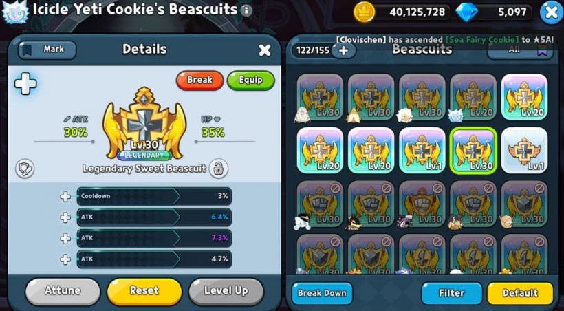 icicle yeti cookie beascuit