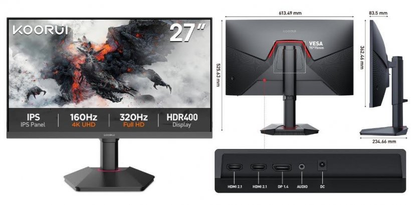 The KOORUI G2741L: 4 Reasons why it's the one monitor to rule them all for work and play
