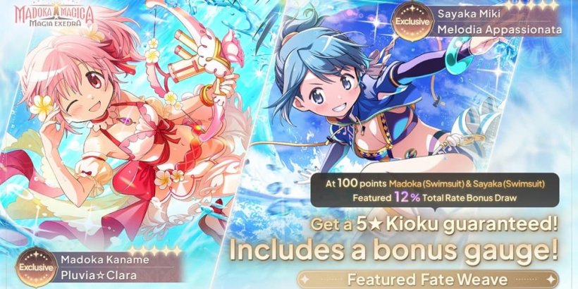 Puella Magi Madoka Magica Magia Exedra unveils new limited five-star characters for summer