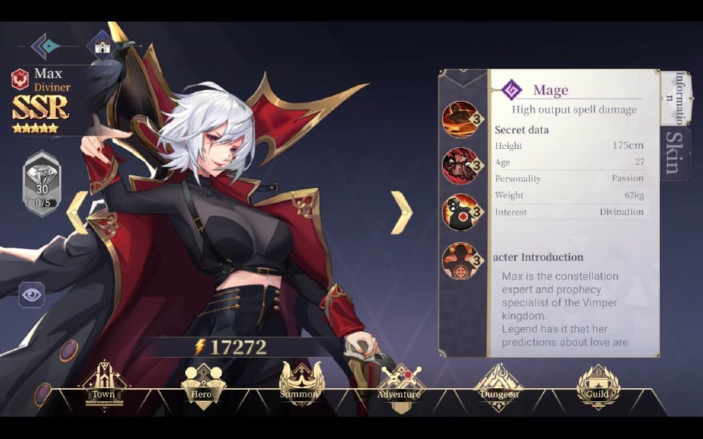 max neat looking girl dressed in black with white hair