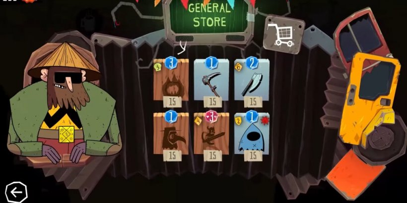 The general store in Meteorfall: Rustbowl Rumble