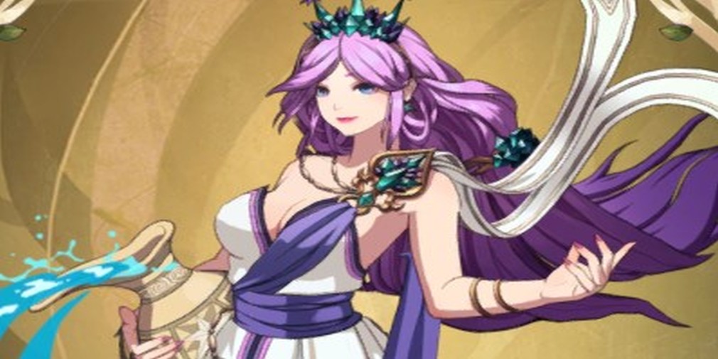 Eos holding a water cup