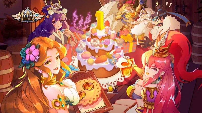 Mythic Heroes is celebrating its first anniversary with limited-time items, fresh events and special login bonuses