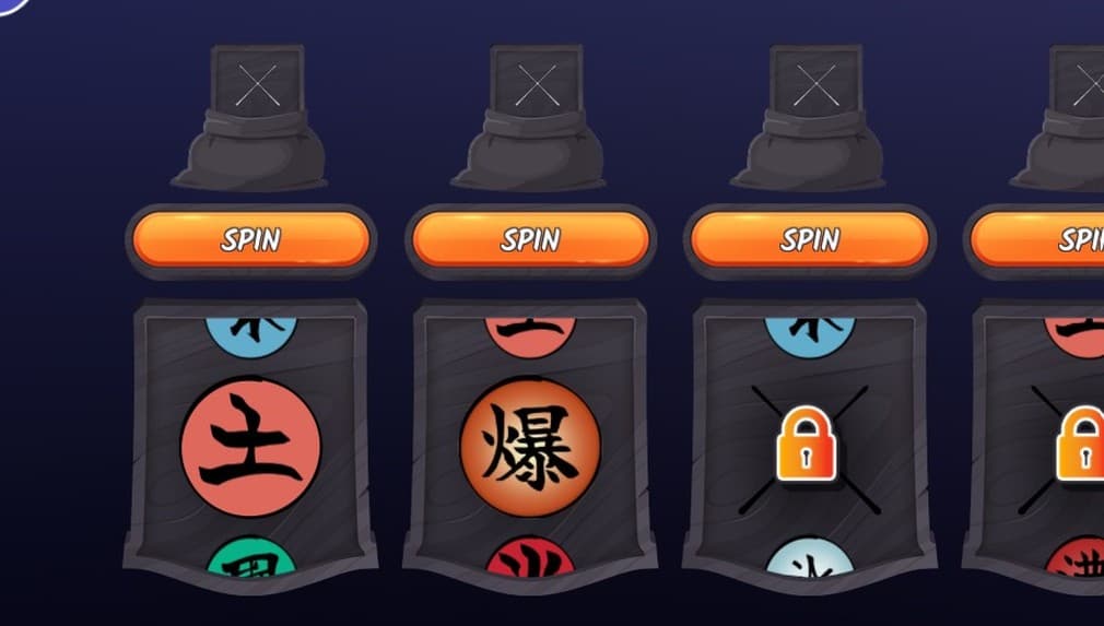 fire and explosion elements in ninja time