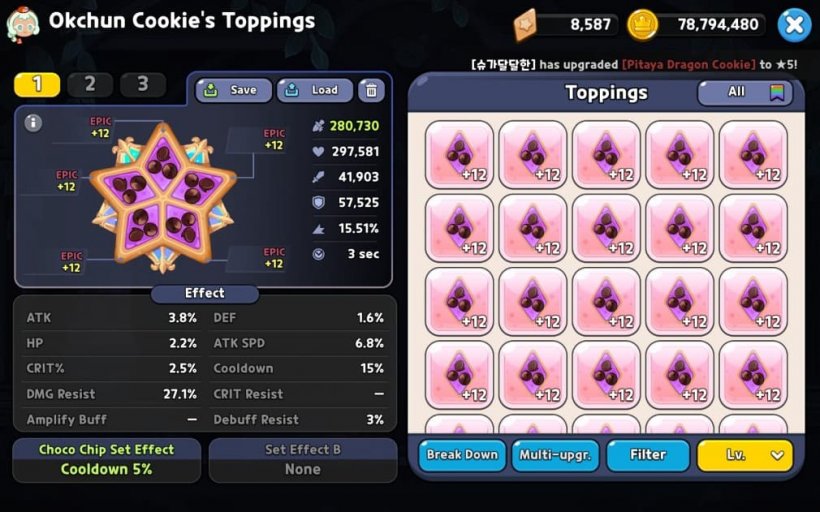 the best swift chocolate toppings for okchun cookie in crk