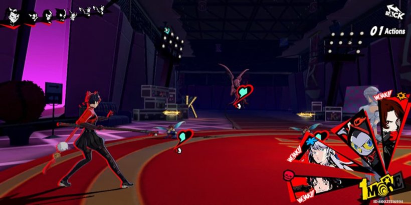 Rin battling shadows