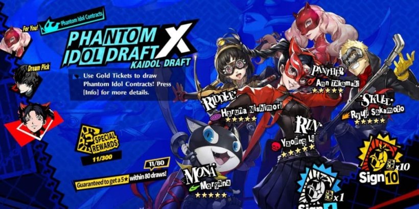 Persona 5: The Phantom X tier list