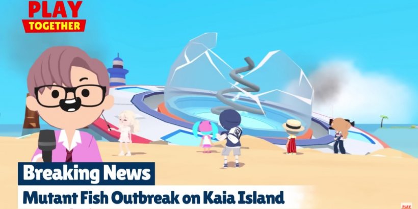 Play Together sees the arrival of aliens as a UFO from Seastaria crashes onto Kaia Island