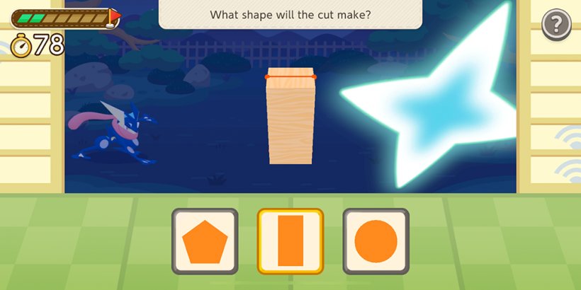 Graninja doing their Mini-game in Pokemon Friends