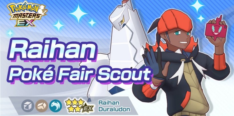 Pokemon Masters EX's latest update introduces Raihan & Duraludon to the game alongside a new event