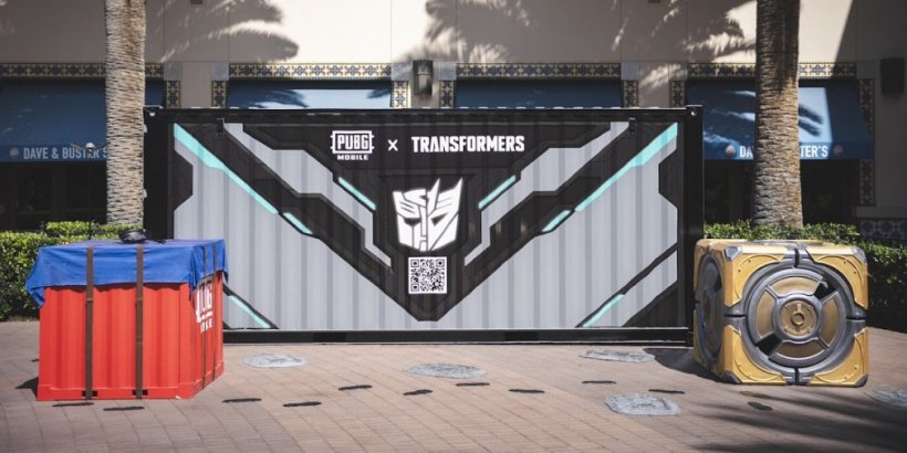 PUBG Mobile is dropping real-world cargo containers in the US ahead of its Transformers collab