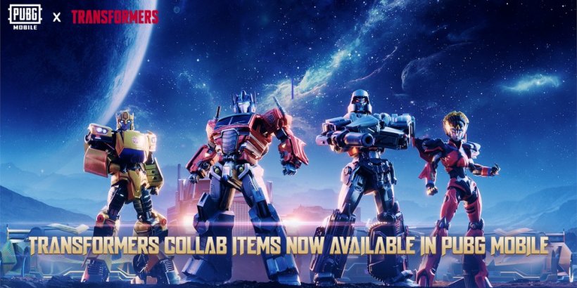 PUBG Mobile kicks off its Transformers update with new characters and weapons from Cybertron