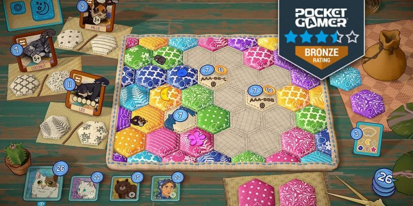 Quilts and Cats of Calico review - "A cosy feline-fueled board game"
