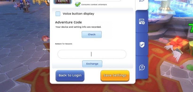 ragnarok m classic code redemption interface