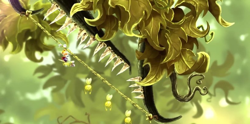 Rayman Mini, Ubisoft's gorgeous platformer, is available now on Apple Arcade