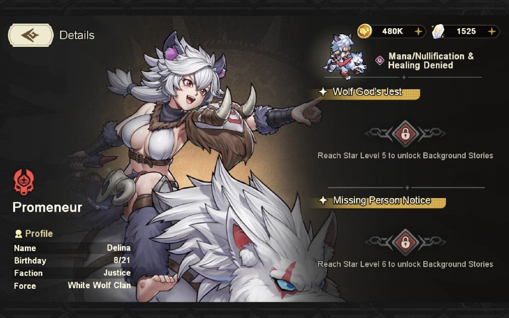 promeneur delina bio realms of pixel