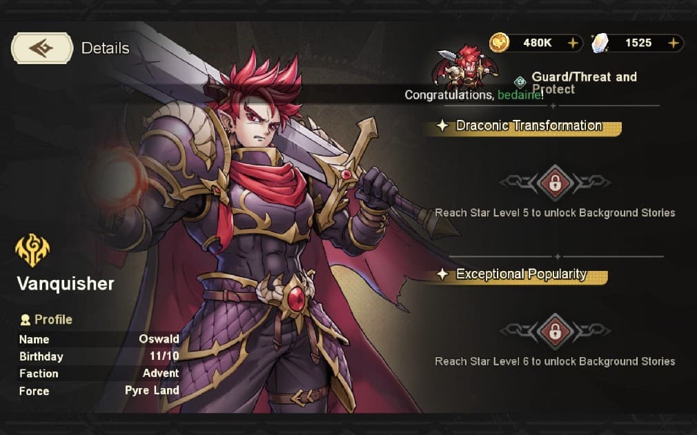 oswald bio realms of pixel