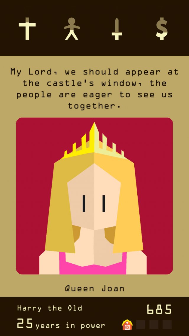 [Update] Establish a kingly line in Reigns, now out now on iOS and Android